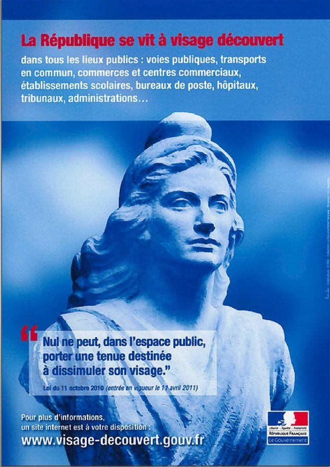 Affiche Marianne a Visage Decouvert