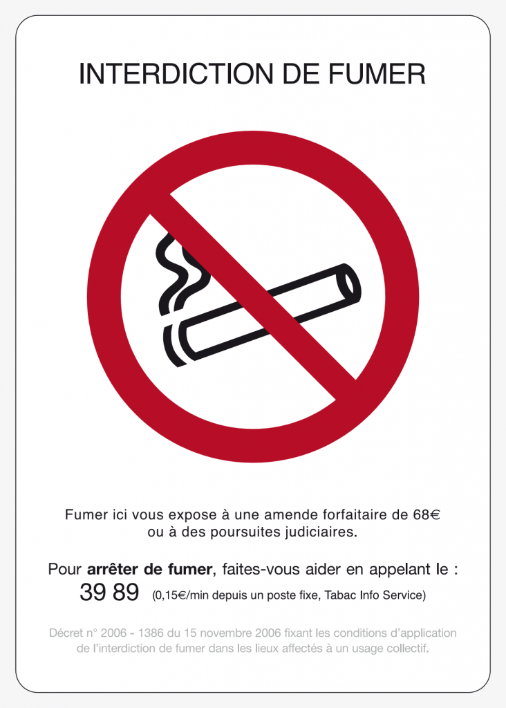 Interdiction de fumer