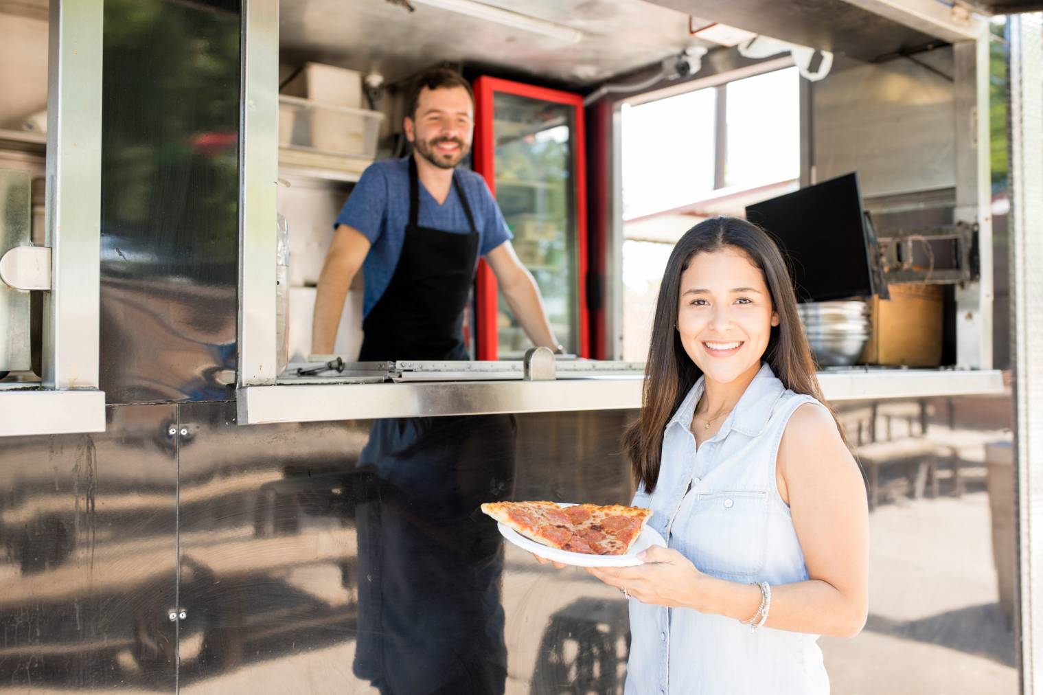 camion pizza stationnement